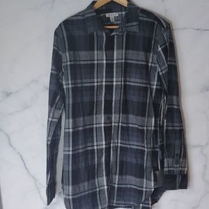 NWT - Calvin Klein Jeans Plaid Button Down